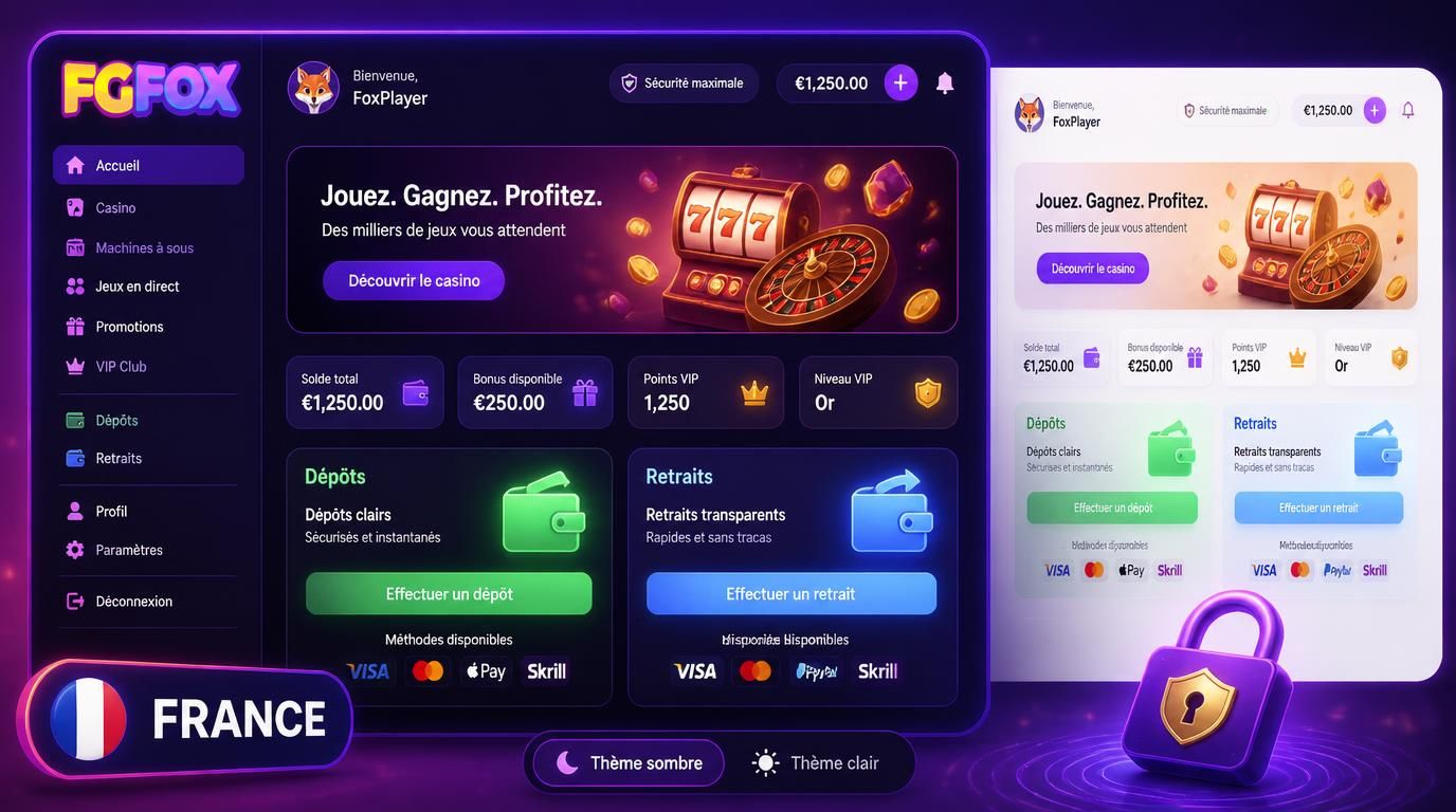 Vue dâensemble sĂ©curisĂ©e dâinterface financiĂšre dâun casino affichant paiements clairs